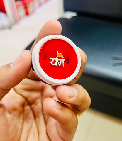 Single Shree Ram Silver Earring – Men’s Spiritual & Fashion Jewelry | NISHU Superstores