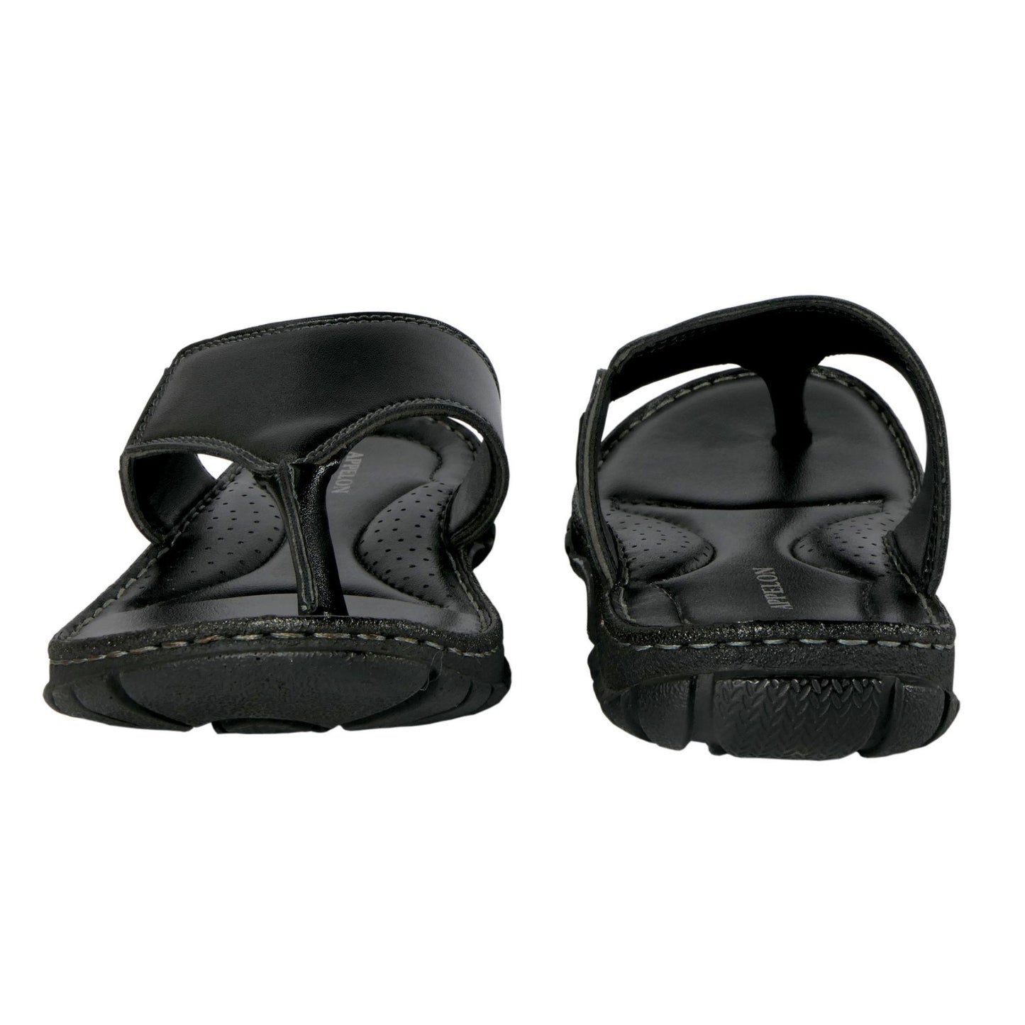 AM PM Genuine Leather Men's Slippers | Daily Wear Comfort Footwear | NISHU Superstores