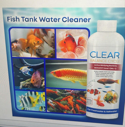 Fish Tank Water Purifier Algae Remover – 100ml (Pack of 3) | Clean & Clear Aquarium Solution | NISHU Superstores