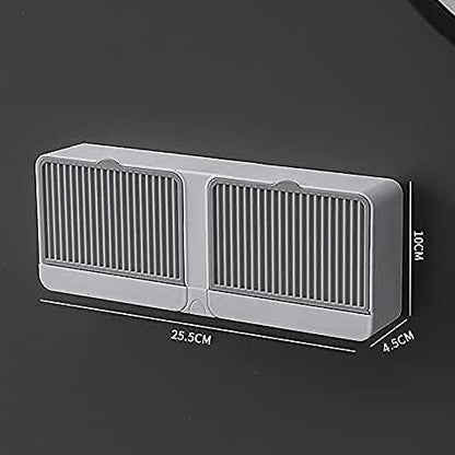 Wall Mounted Soap Box – Self Adhesive Bathroom Soap Holder | NISHU Superstores