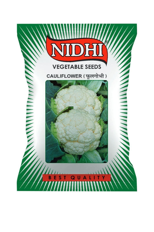 Cauliflower Vegetable Seeds (Pack of 20) – High Yield, Easy to Grow | NISHU Superstores
