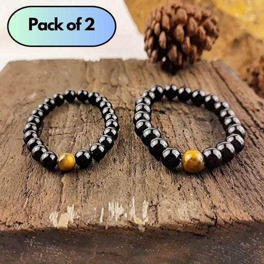 Crystal Tourmaline Bracelet (Pack of 2) | Healing & Energy Jewelry | NISHU Superstores