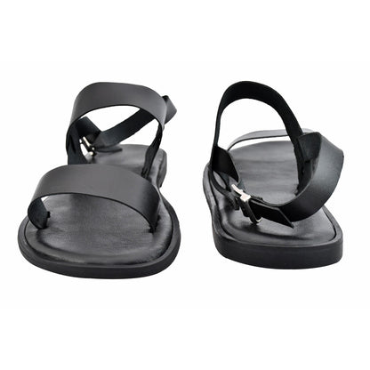 AM PM Men’s Daily Wear Leather Sandals – Comfort & Style Combined | NISHU Superstores