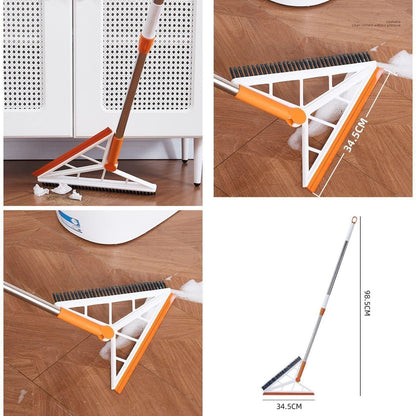 Multifunction Silicone Broom Sweeper | Floor Cleaner with Scraping Blade | NISHU Superstores