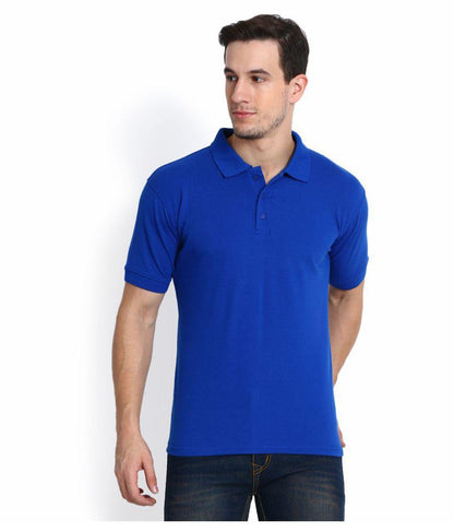 Cotton Blend Solid Half Sleeves Men’s Polo T-Shirt – Classic Comfort Wear | NISHU Superstores