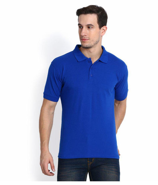 Cotton Blend Solid Half Sleeves Men’s Polo T-Shirt – Classic Comfort Wear | NISHU Superstores