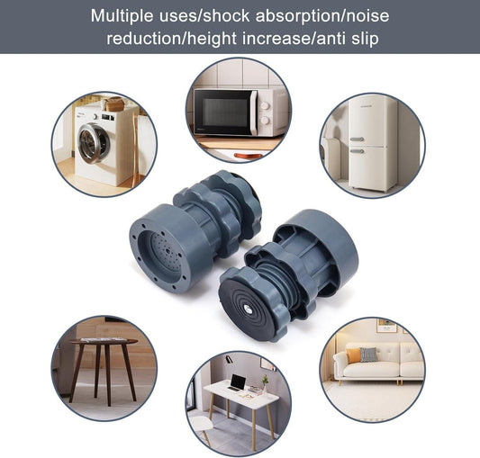 Screw-Thread Washing Machine Base – Shock Absorption & Anti-Vibration Stand | NISHU Superstores