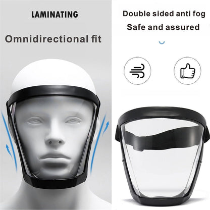 Full Face Anti-Fog Transparent Face Mask – Clear Protection & Comfort | NISHU Superstores