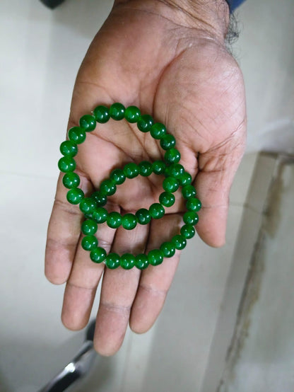 Green Jade Bracelet (Pack of 1) – Natural Healing Crystal Bracelets | NISHU Superstores