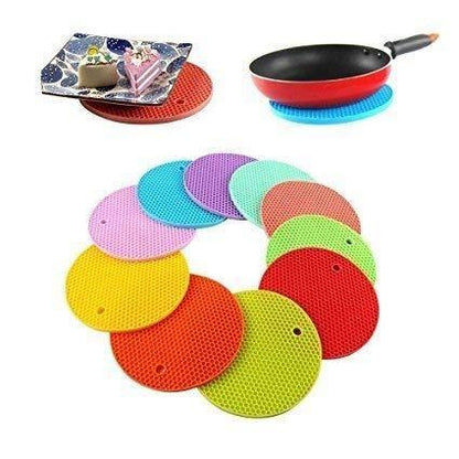 Silicone Heat Resistant Table Mats (Pack of 4) – Non-Slip & Washable | NISHU Superstores