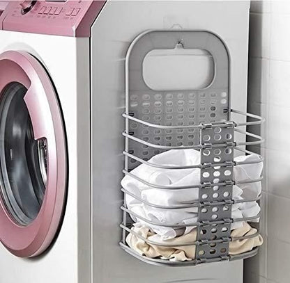 Plastic Multipurpose Hanging Laundry Basket – Space-Saving Clothes Organizer | NISHU Superstores