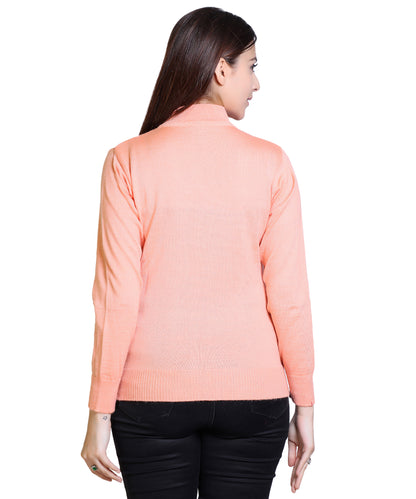 Stylish Women's Solid Woolen Full Sleeves Sweater – Winter Wear | NISHU Superstores