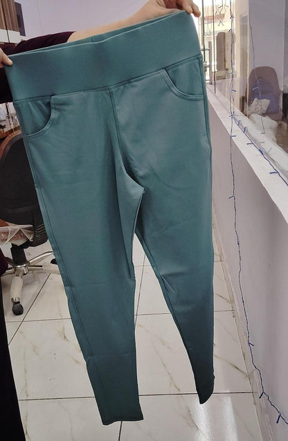 Women's Solid Lyra Stretch Leggings – Comfortable & Stylish | NISHU Superstores