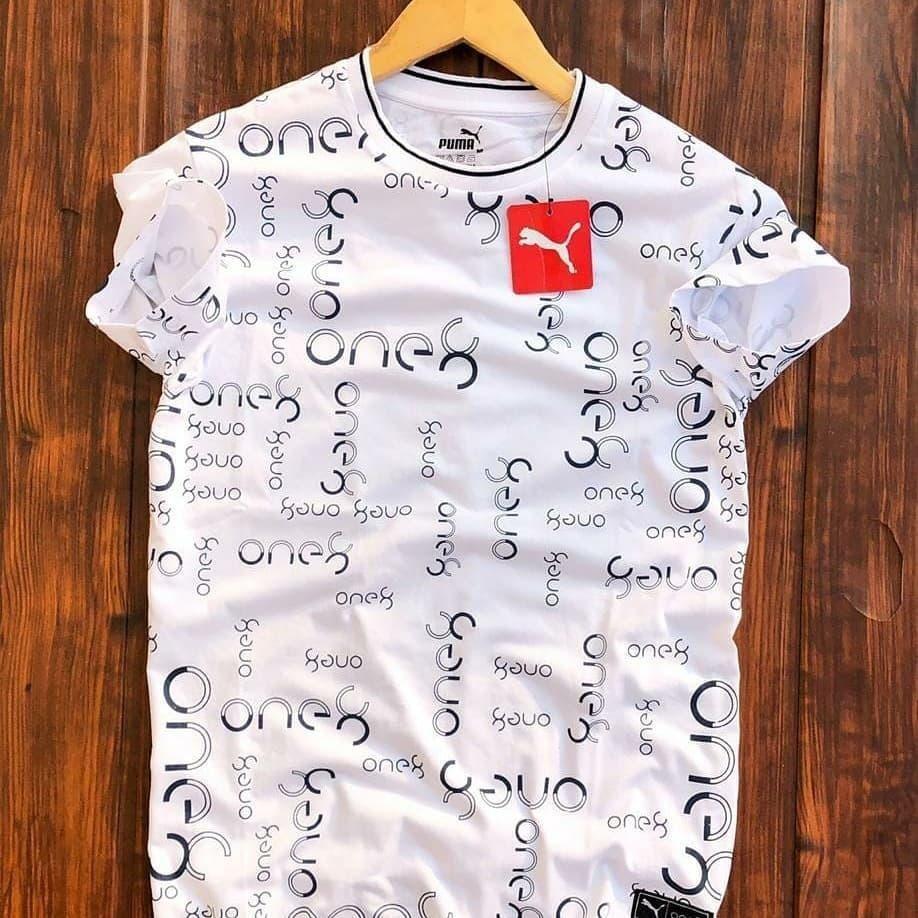Polyester Printed Half Sleeves Men’s Round Neck T-Shirt – Quick-Dry & Stylish | NISHU Superstores