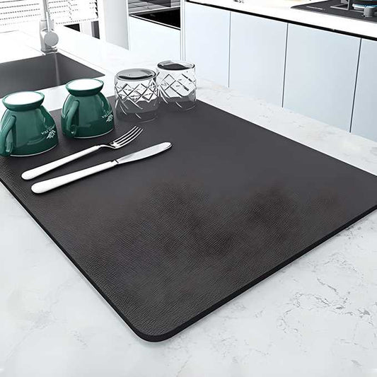 Dish Drying Mat (Assorted Colors) – Super Absorbent & Quick Dry Kitchen Mat | NISHU Superstores