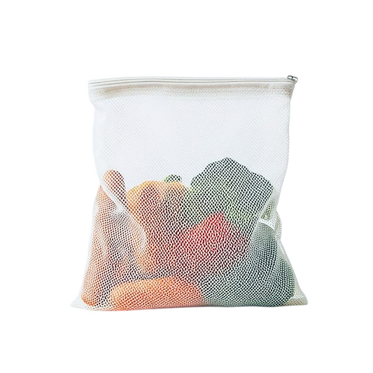 Reusable Mesh Produce Bags (2 Pc Set) | Washable Eco-Friendly Fruit & Vegetable Storage Bags | NISHU Superstores