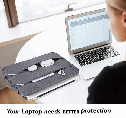 Sleek Nylon Laptop Bag Cover with Inner Fur Cushion – Shockproof & Stylish | NISHU Superstores