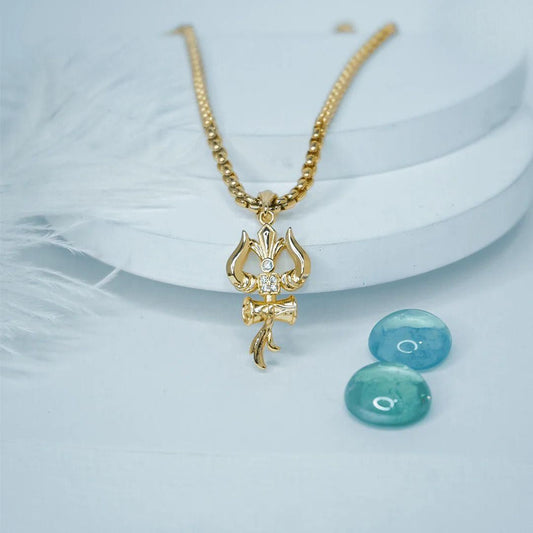 Trishul Pendant With Chain – Spiritual & Stylish Accessory | NISHU Superstores
