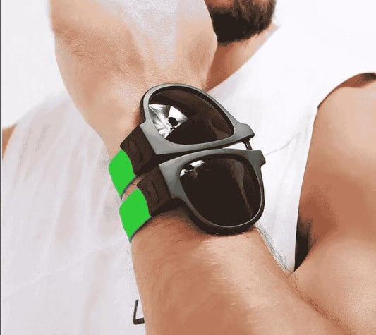Foldable Sunglasses Bracelet for Men & Women | Stylish & Portable | NISHU Superstores
