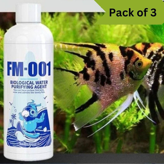 Fish Tank Water Purifier Algae Remover – 100ml (Pack of 3) | Clean & Clear Aquarium Solution | NISHU Superstores