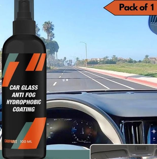 Car Glass Anti-Fog Hydrophobic Coating Spray – 100ml (Pack of 1) | NISHU Superstores