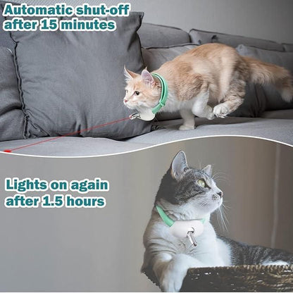 Pet Laser Collar Toy – Automatic Self-Teasing Laser Chase for Cats & Dogs | NISHU Superstores