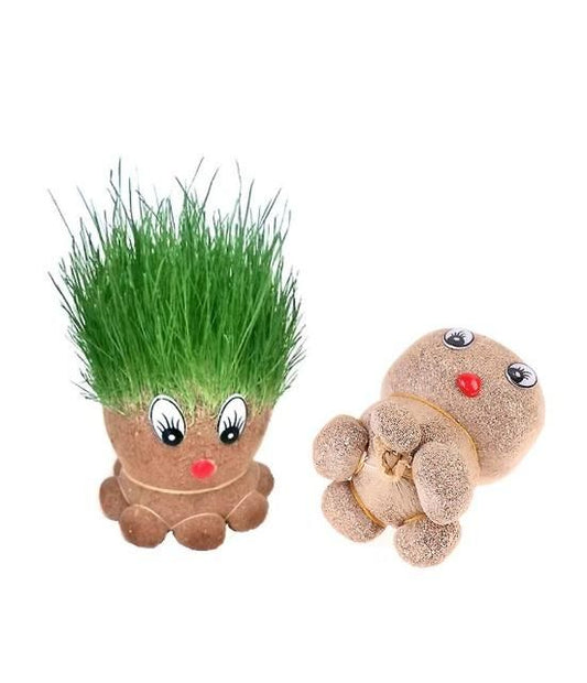 Octopus Grass Doll Grow Bag Pots – Fun & Eco-Friendly Planters | NISHU Superstores