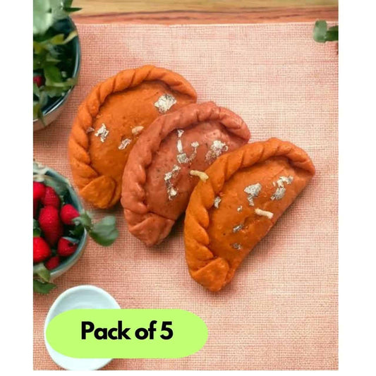 Gujiya Shape Candle – Pack of 5 Decorative Festive Candles | NISHU Superstores