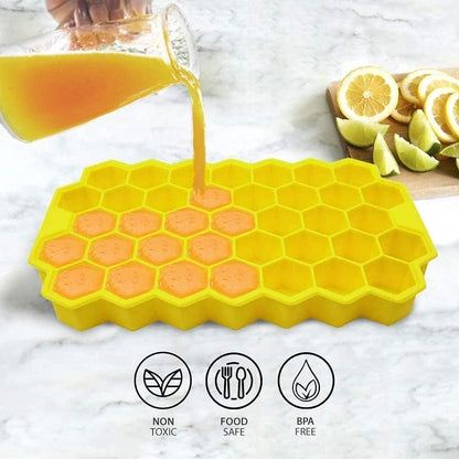 Ice Cube Maker Tray (Pack of 2) – Easy Release & Stackable Design | NISHU Superstores