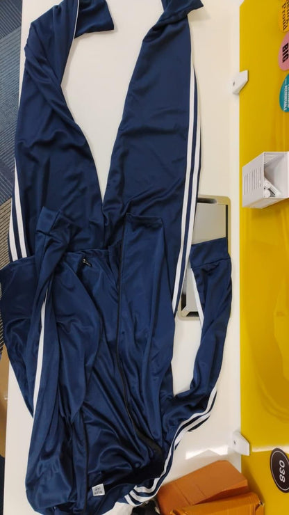 Men’s Side Stripe 4-Way Polyester Track Suit – Stylish Sportswear & Activewear | NISHU Superstores
