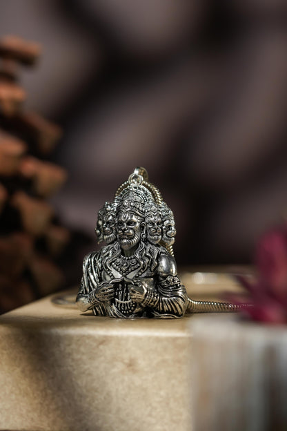 Panchmukhi Hanuman Pendant with Snake Chain – Spiritual Protection Jewelry | NISHU Superstores