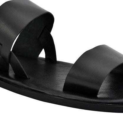 AM PM Men’s Daily Wear Leather Sandals – Comfort & Style Combined | NISHU Superstores