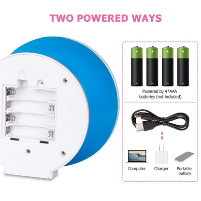 Star Moon Night Light Projector for Kids & Bedroom | 360° Rotating LED Lamp | NISHU Superstores