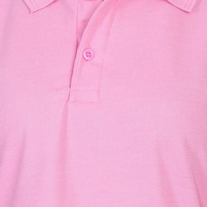 Ketex Pink Cotton Blend Polo Neck T-Shirt for Women – Stylish & Comfortable | NISHU Superstores