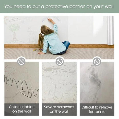 Self-Adhesive Transparent Wall Protection Film – Electrostatic Cling (Buy 1 Get 1) | NISHU Superstores