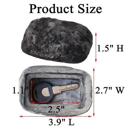 Hide-a-Key Fake Rock – Outdoor Hidden Key Holder | NISHU Superstores