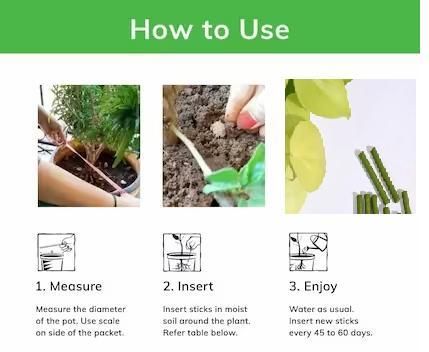 Plant Grow Fertilizer Sticks – 25 Sticks for Healthy Plant Growth | NISHU Superstores