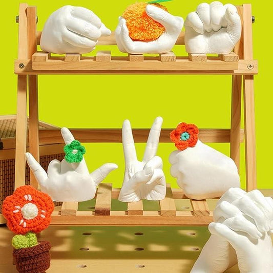 Hand Casting Kit – Romantic Mold Kit for Couples Handmade Plaster Statue | NISHU Superstores