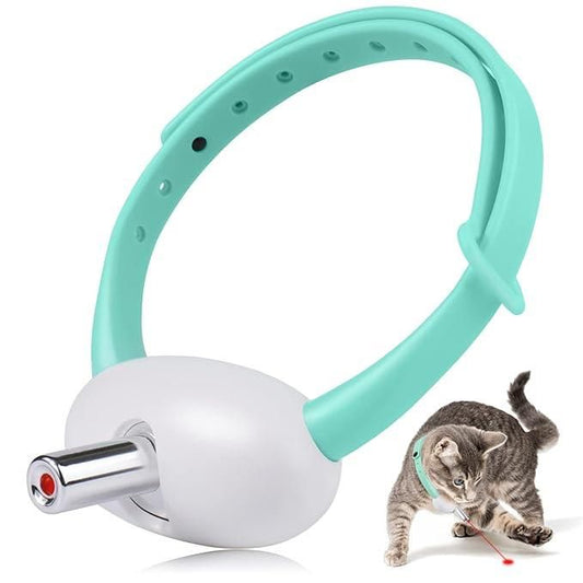 Pet Laser Collar Toy – Automatic Self-Teasing Laser Chase for Cats & Dogs | NISHU Superstores