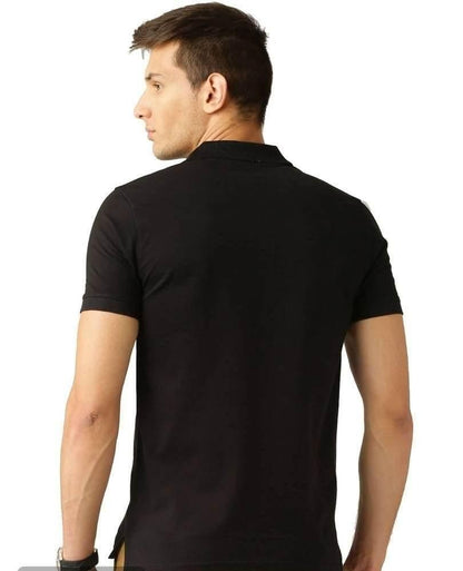 Poly Cotton Solid Half Sleeves Men’s Polo T-Shirt Pack of 4 | Everyday Comfort | NISHU Superstores
