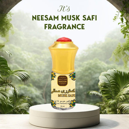 Musk Safi Pure Perfume Oil 10ML (Pack of 2) – Compact & Long-Lasting Fragrance | NISHU Superstores