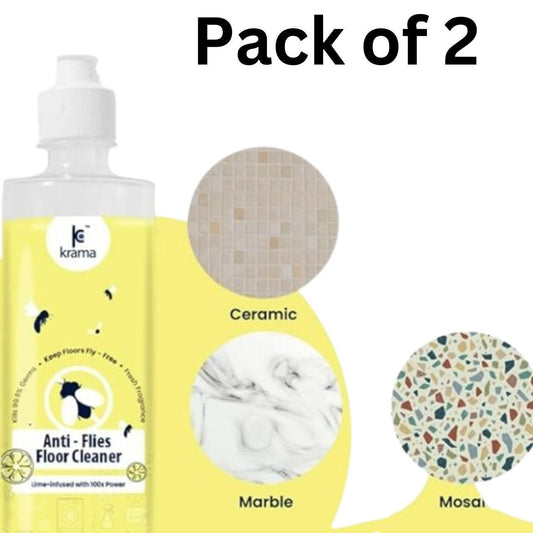 Anti-Fly & Mosquito Floor Cleaner – 200ML Pack of 2 | Herbal Insect Repellent | NISHU Superstores