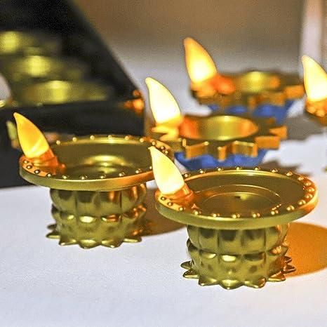 Water Pouring Diya LED Light – Decorative Spiritual Lamp for Home & Festivals | NISHU Superstores