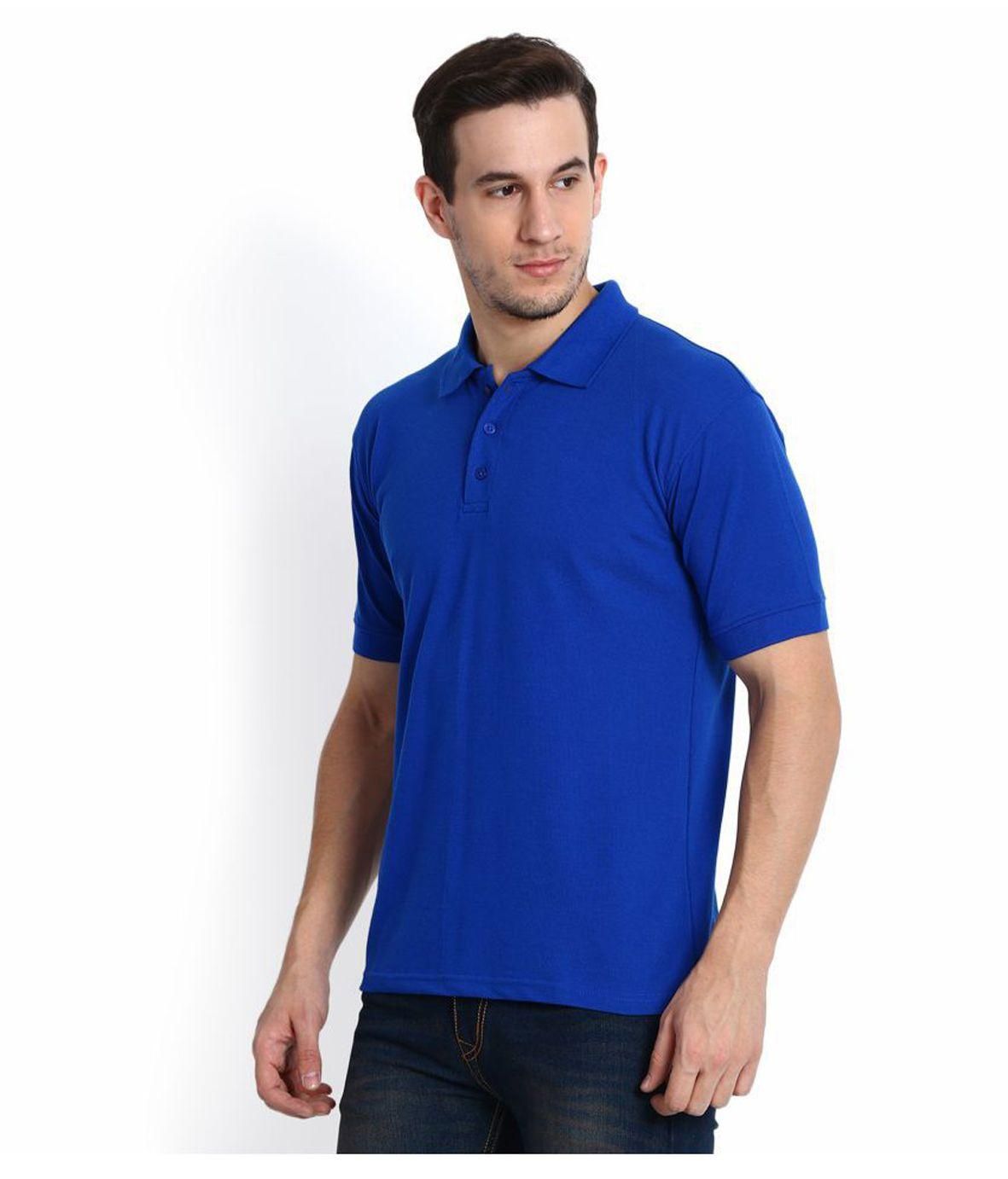 Cotton Blend Solid Half Sleeves Men’s Polo T-Shirt – Classic Comfort Wear | NISHU Superstores