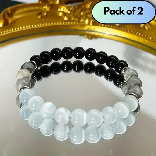 Elegant Women’s Protection Bracelet (Pack of 2) | Energy Jewelry | NISHU Superstores