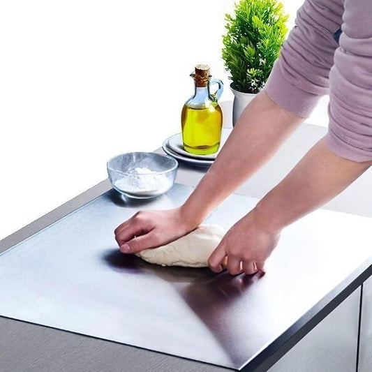 Stainless Steel Chopping Board – Durable Kitchen Cutting Board 35x31cm | NISHU Superstores