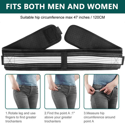 Lower Back Support Brace for Men & Women – Adjustable Lumbar Belt | NISHU Superstores