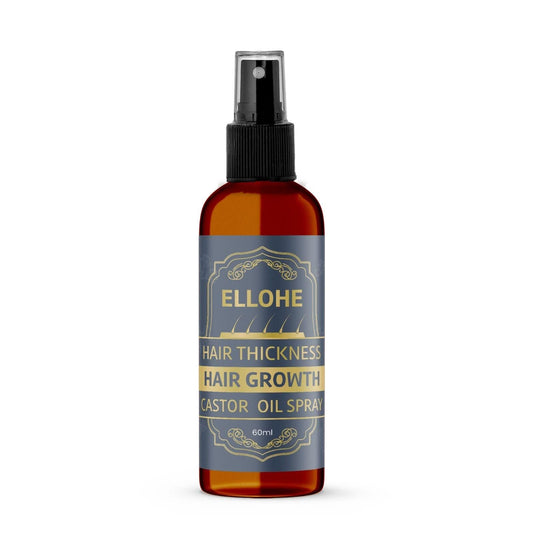 ELLOHE Hair Growth Castor Oil Spray – 60ml for Hair Thickness & Regrowth | NISHU Superstores