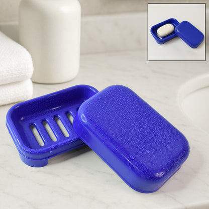 Premium Quality Rectangular Plastic Soap Case (1 Pc)