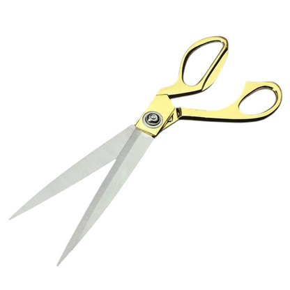Gold Plated Professional Cloth Cutting Scissor | Heavy Duty Tailoring & Fabric Cutting Shears – NISHU Superstores